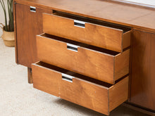 Load image into Gallery viewer, Vintage Walnut Credenza as found
