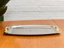 Load image into Gallery viewer, Gold Handle Drink Tray