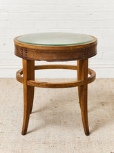 Load image into Gallery viewer, Art Deco Table with Glass Top