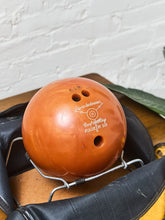 Load image into Gallery viewer, Vintage Brunswick Bowling Ball and Bag