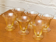 Load image into Gallery viewer, Tiffin Franciscan Tulip-Shaped Footed Dessert Glasses set of 6