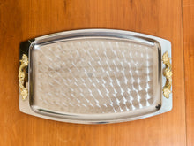 Load image into Gallery viewer, Gold Handle Drink Tray