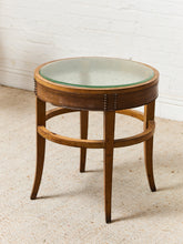 Load image into Gallery viewer, Art Deco Table with Glass Top