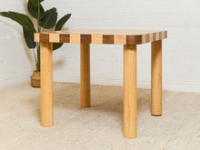 Load image into Gallery viewer, Checker, Blonde and Walnut Dining Table
