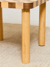Load image into Gallery viewer, Checker, Blonde and Walnut Dining Table