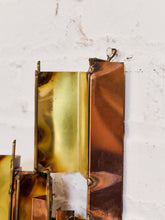 Load image into Gallery viewer, Brutalist Brass 1970s Wall Sculptures