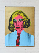 Load image into Gallery viewer, Original Screen Print Study of Portrait of Andy Warhol