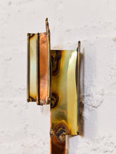 Load image into Gallery viewer, Brutalist Brass 1970s Wall Sculptures
