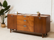Load image into Gallery viewer, Vintage Walnut Credenza as found
