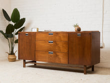 Load image into Gallery viewer, Vintage Walnut Credenza as found