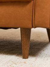 Load image into Gallery viewer, Caramel Sofa Button Tufted