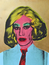 Load image into Gallery viewer, Original Screen Print Study of Portrait of Andy Warhol