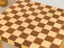Load image into Gallery viewer, Checker, Blonde and Walnut Dining Table