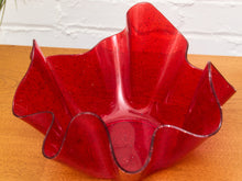Load image into Gallery viewer, Red Sparkle Acrylic Bowl