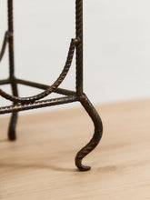 Load image into Gallery viewer, Antique Ornate Wrought Iron Pagoda-Style Wine Rack