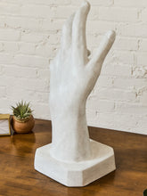 Load image into Gallery viewer, French White Fiberglass Sculpture of a Hand in the Style of Rodin