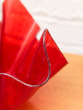 Load image into Gallery viewer, Red Sparkle Acrylic Bowl