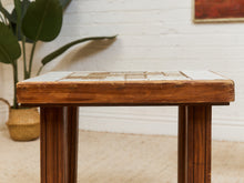 Load image into Gallery viewer, 1970’s Tiled Boho Side Table