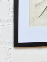 Load image into Gallery viewer, Mid-century Etching Abstract Black and White