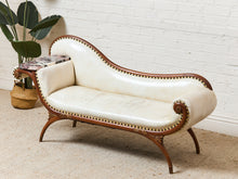 Load image into Gallery viewer, Vintage Antiques Settee with Marble Side Table