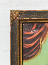 Load image into Gallery viewer, Antique Lithograph Girl on Phone