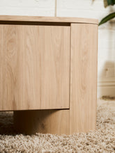 Load image into Gallery viewer, Milan Curved Blonde Credenza