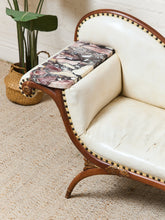 Load image into Gallery viewer, Vintage Antiques Settee with Marble Side Table