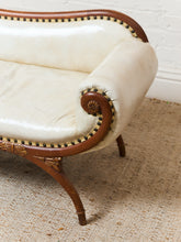 Load image into Gallery viewer, Vintage Antiques Settee with Marble Side Table