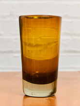 Load image into Gallery viewer, Amber Handblown Glasses set of 4