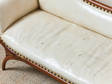 Load image into Gallery viewer, Vintage Antiques Settee with Marble Side Table