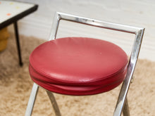 Load image into Gallery viewer, 1970’s Vintage Chrome Stools