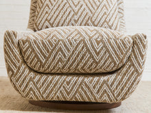 Load image into Gallery viewer, Atlas Swivel Chair in Joplin Burlap