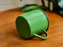Load image into Gallery viewer, Green Enamel Vintage Cups