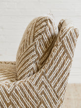 Load image into Gallery viewer, Atlas Swivel Chair in Joplin Burlap