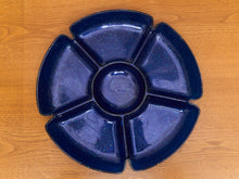Load image into Gallery viewer, Cobalt Blue Sparkle Snack Tray