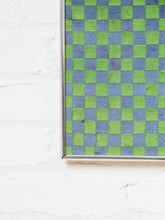 Load image into Gallery viewer, 1960's Original Red and Green Woven Self Portrait by Richard Proctor