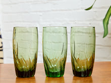 Load image into Gallery viewer, Set of Three of Peridot Green Glasses