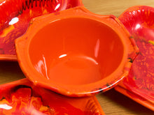 Load image into Gallery viewer, Four Piece Set of Red Orange California Pottery