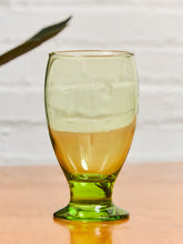 Load image into Gallery viewer, Cristar Copa Lexington Lime Green Footed Glasses Water Wine Goblets