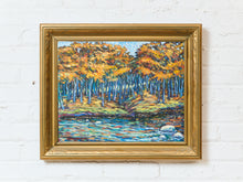 Load image into Gallery viewer, Autumn Reflections Vintage Landscape Painting