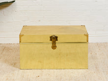 Load image into Gallery viewer, Brass Vintage Chest