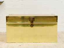 Load image into Gallery viewer, Brass Vintage Chest