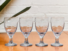 Load image into Gallery viewer, Libbey Coastal Wave Ocean Blue Goblets