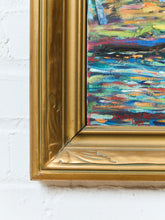 Load image into Gallery viewer, Autumn Reflections Vintage Landscape Painting