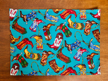 Load image into Gallery viewer, Vintage Red and Blue Cowboy Placemats
