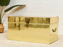 Load image into Gallery viewer, Brass Vintage Chest