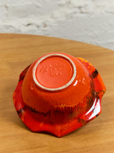 Load image into Gallery viewer, Four Piece Set of Red Orange California Pottery