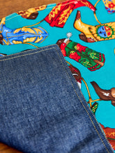 Load image into Gallery viewer, Vintage Red and Blue Cowboy Placemats