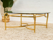 Load image into Gallery viewer, French Brass Regency Coffee Table