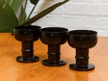 Load image into Gallery viewer, Set of Three Italian Wine Goblets